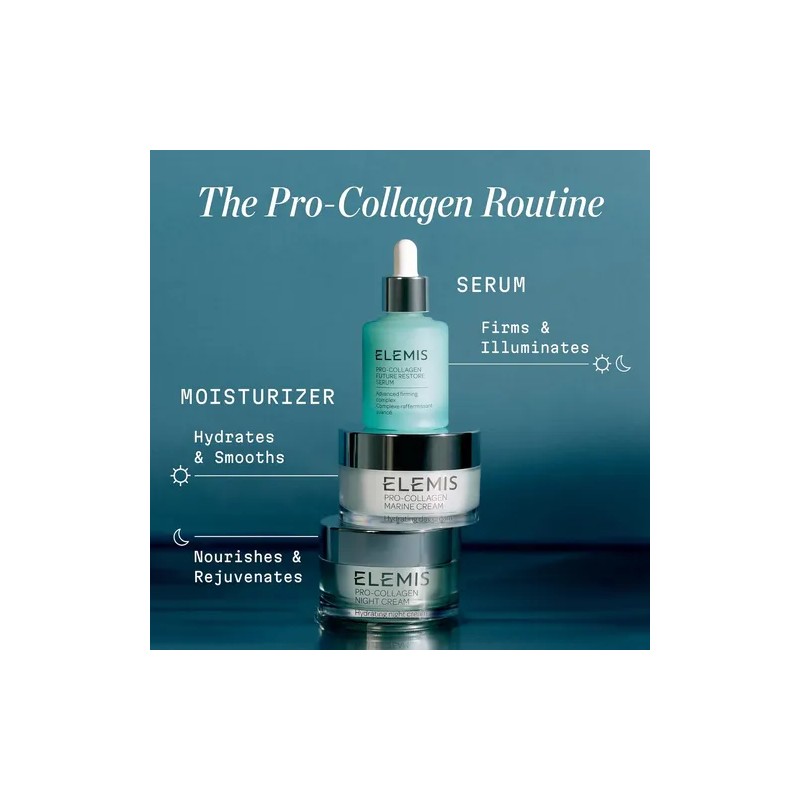Crema Facial Ligera Antiarrugas Pro Collagen Marine Elemi