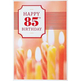 Eighty-Five Candles Shine Today To Honor One Important Life - Happy 85th Birthday Greeting Card - Your Life and You Are Cause for Celebration