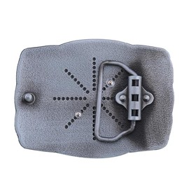 Fibbadet Western Cowboy Belt Buckle for Men Women, Initial Letters American Flag Belt Buckle for Husband Wife Him Her Boyfriend Girlfriend (D)