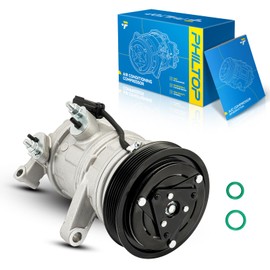 PHILTOP 68184 AC Compressor for Liberty 2007-2008, Liberty 2006 3.7L, Nitro 2007-2008 3.7L, CO 10900C Air Conditioning Compressor