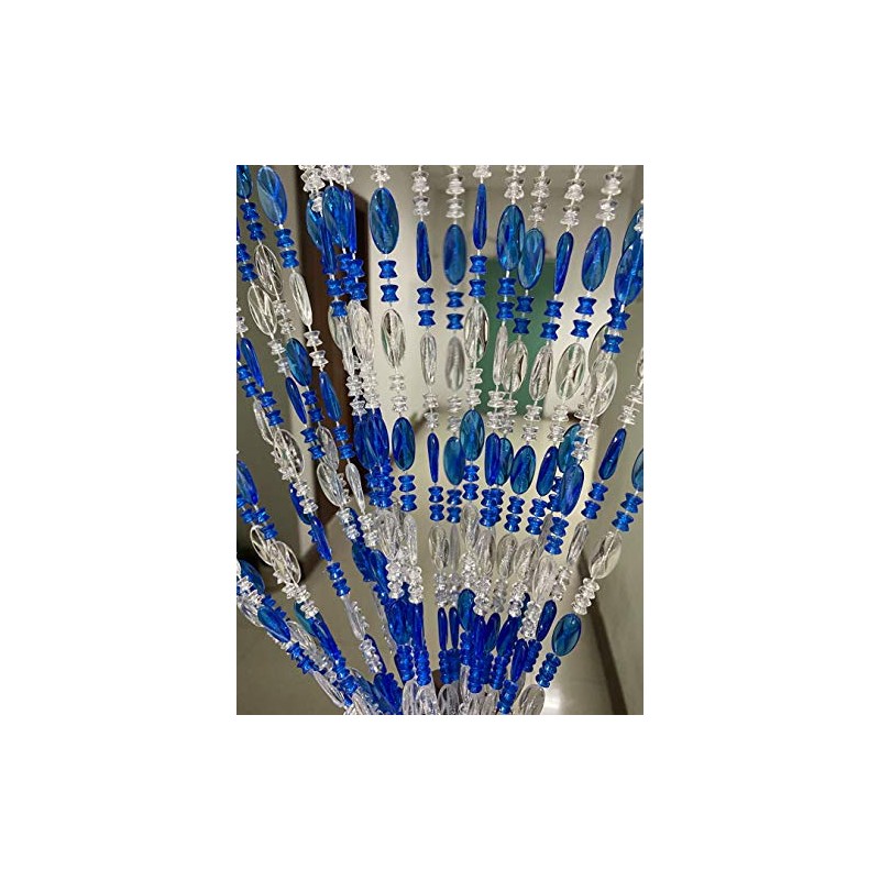 ZiDeTang Acrylic Beaded Door Curtain Décor Tassel Room Divider Curtain