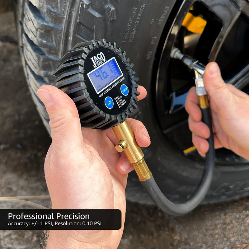 JACO Superior Products ElitePro Digital Tire Pressure Gauge - Professional