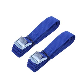OSALADI 2pcs Lashing Straps Buckle Nylon Quick Release Cargo Tie Down for Car Roof Rack Luggage Kayak Canoe and Hammock Blue