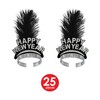 The Silver Top Hat Asst for 50 Party Accessory (1