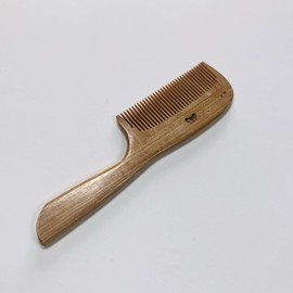 Minebari Comb with Handle, Made by Tuscular Combs Artisans ~ Has a Handle for Easy Combing (Small/Regular Teeth)