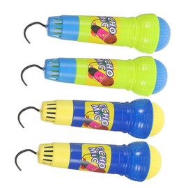 4Pcs Echo Microphone Toy Speech Therapy Feedback Toy Retro for Kids (Random Color)