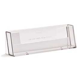 taymar CL230 DIN Long Brochure Holder Landscape Format Transparent
