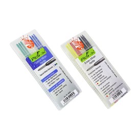 Pica Dry Refill Base Set Colourful Water Soluble Multi Use 8 Pieces + Special Leads Base Set Waterjet Resistant 8 Pieces