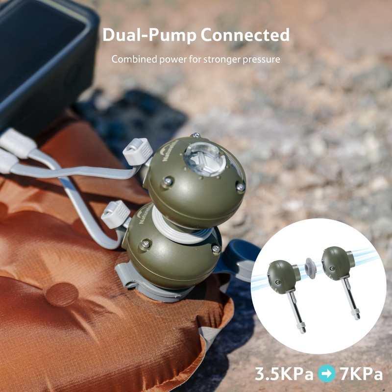 Naturehike Air Pump for Inflatables, 1.02oz Ultralight Portable Mini Air
