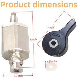 245103 Prime Spray Valve Kit,Drain Valve Compatible with 5900 7900 833 Etc Aftermarketr Airless Paint Sprayer,Replace Airless Spray Painting Machine Accessories