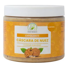 Exfoliante Cascara Nuez Facial Corporal 400 Grs