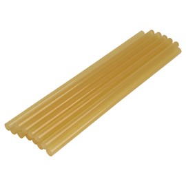 X AUTOHAUX 12 Pcs 7mm x 200mm Hot Glue Sticks Auto Body Paintless Dent Removal Repair Yellow for Car