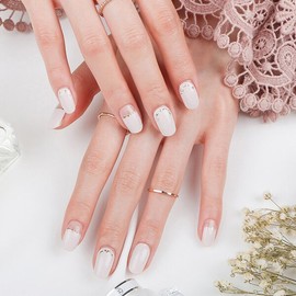 Mallang Nail Gel Nail Patch Classic Beige Nail Sticker / 말랑네일 젤네일패치 클래식베이지 네일스티커