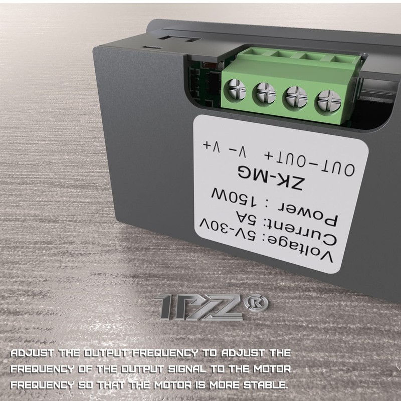 1PZ PWN-V51 150W PWM DC Motor Speed Controller - 5V-30V