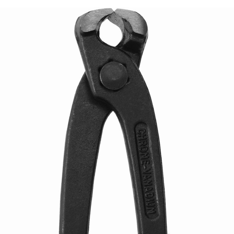 Bates Nail Puller - Red, 8-Inch, End Cutting Pliers, Carpenter