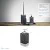 Metaform Soap dispenser for support col. Slate polyresin mod. Syl