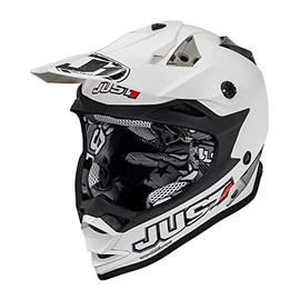 JUST1 J32 Youth MX Off-Road Motocross Motorcycle Helmet (Gloss White, Medium)