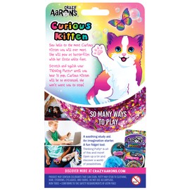 Crazy Aaron's Thinking Putty - Curious Kitten - Multi-Color Sensory Putty for Kids and Grown ups in a 4" Tin - Creative and Endless Fun, Stress Relief Therapy Toys, Never Dries Out