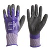 Uniworld WG518W Wonder Grip Oliva Purple XL Nitrile Coated Gloves