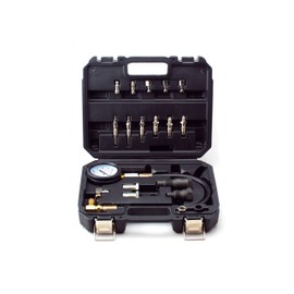 J&R Quality Tools Diesel Engine Compression Cylinder Pressure Tester Gauge Set 0-1000 psi