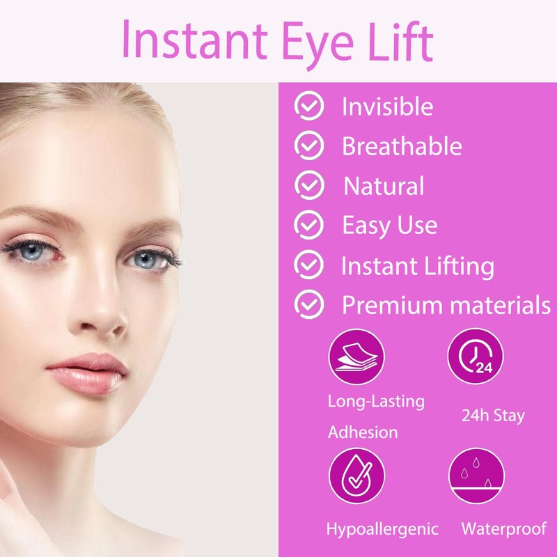 200pcs Medium Eyelid Tape Natural Eye Stickers Portable Eyelid Correction