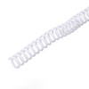 100Pcs Spiral Binding Coils Plastic Dia 9.5mm 3/8in 48 Teeth