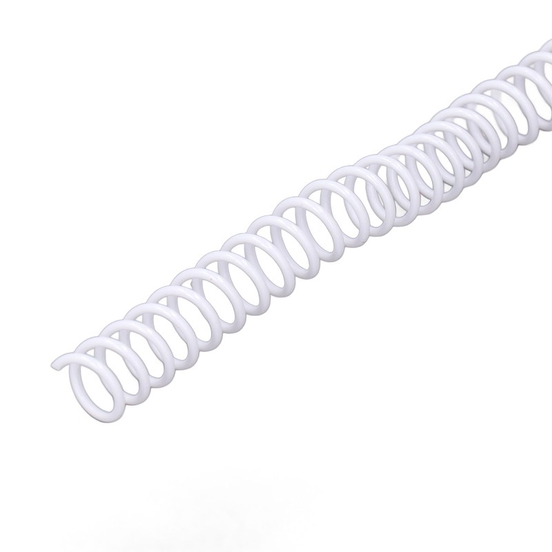100Pcs Spiral Binding Coils Plastic Dia 9.5mm 3/8in 48 Teeth