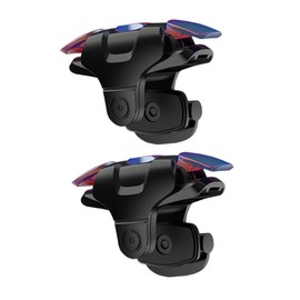 Tofficu 1 Pair Mobile Game Controller Trigger Gamepad Accessories for Smartphones Durable Metal Handles Lightweight Design Easy Installation Compatible with Devices