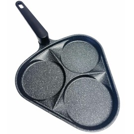 DBMIMPORTERS Made in Korea Egg Frying Pan 3-Cup Nonstick 5 Layer Marble Egg Cooker Omelet Pan