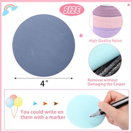 TaoBary 240 Pcs Carpet Markers Floor Dots, MulticolorCircles Carpet Markers for Classroom Kindergarten Preschool Elementary School Teacher Supplies(Boho Color)