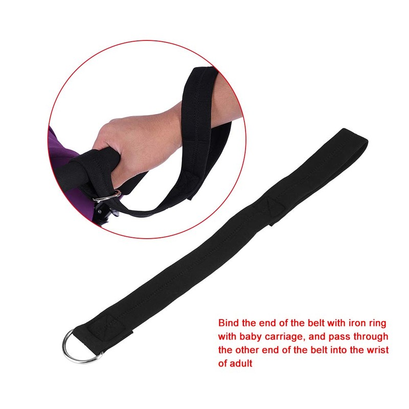 Stroller Safety Strap, Comfortable Cushioned Stroller Wrist Strap for Baby
