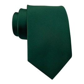 marysgift Ties for Men Green Tie Solid Color Adjustable Men's Necktie Classic Neck Tie Set for Adults School Uniform - 6182, Green