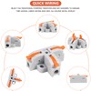 DIANN 14pcs T-Tap Lever Wire Connectors Kit 3 Way Electrical
