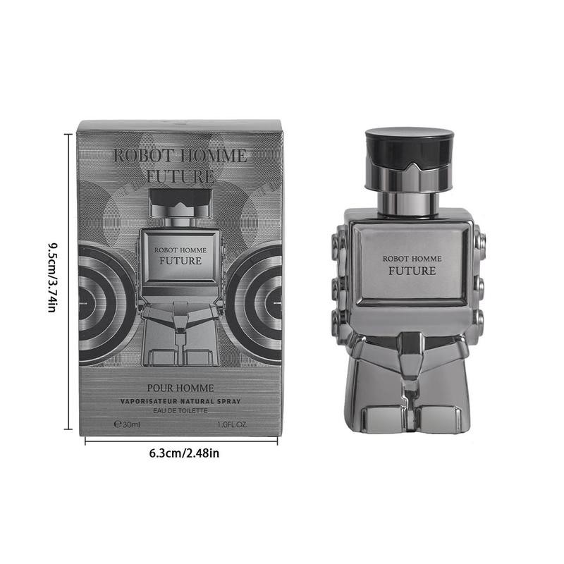 Robot Design Men's Light Fragrance Wood Tone Perfume, Long Lasting