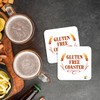 CS915 Gluten Free Coaster Novelty Funny Coffee Tea Drink Gift