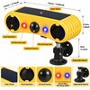 Solar Motion Sensor Alarm for Outdoor Security – Sound &