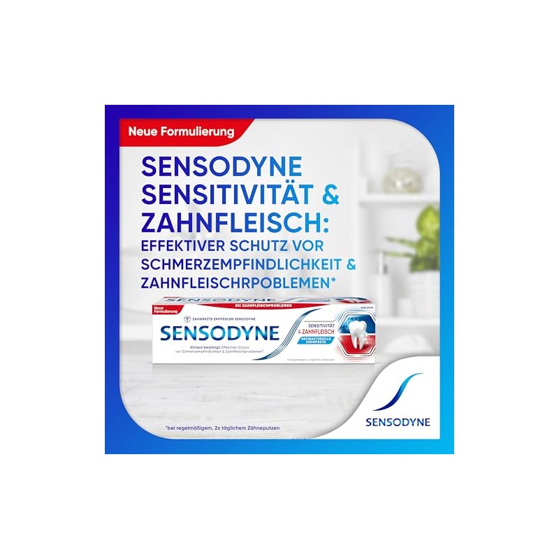 Sensodyne Sensitivity & Gum Toothpaste, 75 ml, Toothpaste for Improved