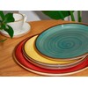 ONEMORE Porcelain Plates Set 10.5 inch Large Dinner Plates for