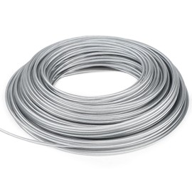 SWAWIS Trimmer Line 2.4 mm x 30 m Steel Wire Brush Cutter Thread Grass Trimmer Thread Steel Thread for Grass Trimmer Brush Cutter Line for Brush Cutter for Weed Grass Yard Garden