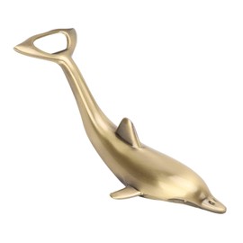 Bottle Opener, 6.5inch Dolphin Bottle Opener Cool Beer Bottle Opener Gold Steel Bottle Opener for Arthritic Hands Beer Bottle Opener Beer Bottle Opener Cool Bottle Opener