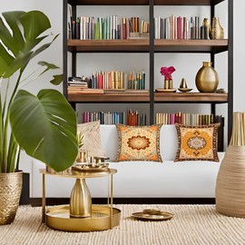 Jartinle Persian Medallion Throw Pillow Covers 18x18 Set of 4 Retro Boho Floral Ethnic Pillow Covers for Outdoor Sofa Couch Hippie Home Decor