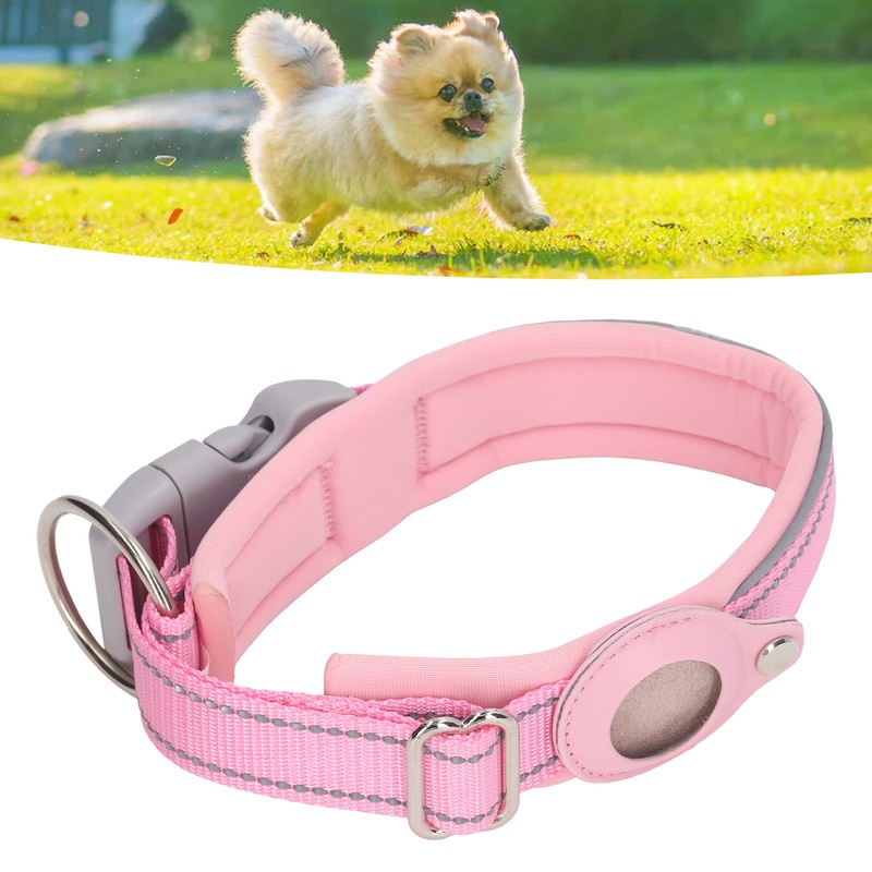 Pet Tracking Collar Locator Training Pet Collar Soft Polyester Adjustable
