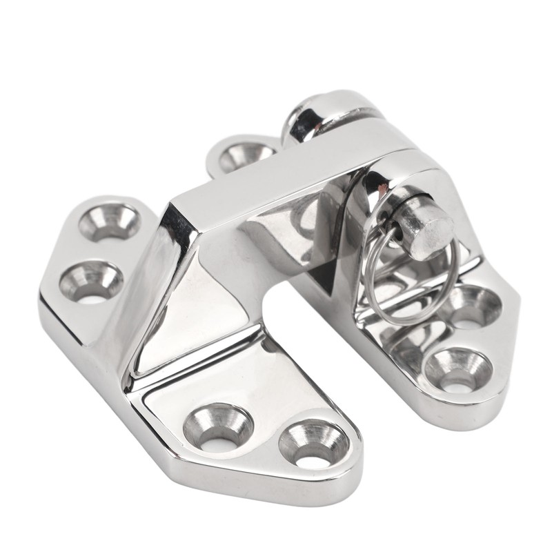 Marine Hinge 316 Stainless Steel Mirror Polished Rust Resistant Deck