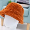 LLZ.COQUE Women's Winter Soft Faux Fur Fluffy Fishing Hat Wide