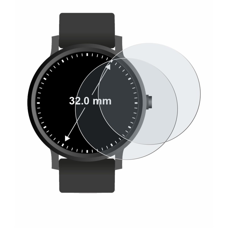 BROTECT Anti-Glare Screen Protector for Watches (Circular Round, Diameter: 32