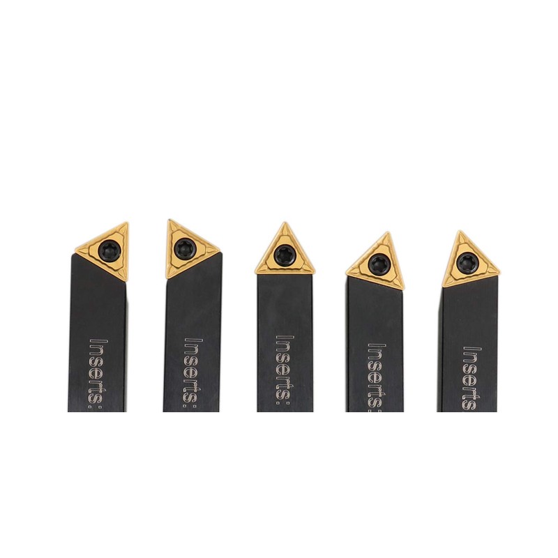 Accusize Industrial Tools 3/8 inch 5 pc Indexable Turning Tool