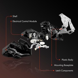 A-Premium Door Latch Lock Actuator Compatible with Acura Vehicles - TL/TSX 2004 2005 2006 2007 2008, Sedan - Rear Left Driver Side, Replace# 72655SEAG01, 72655-SEA-G01