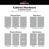 Design House Truss Cabinet Pulls, 10-Pack, 3-3/4-Inch (96 mm) Center-to-Center
