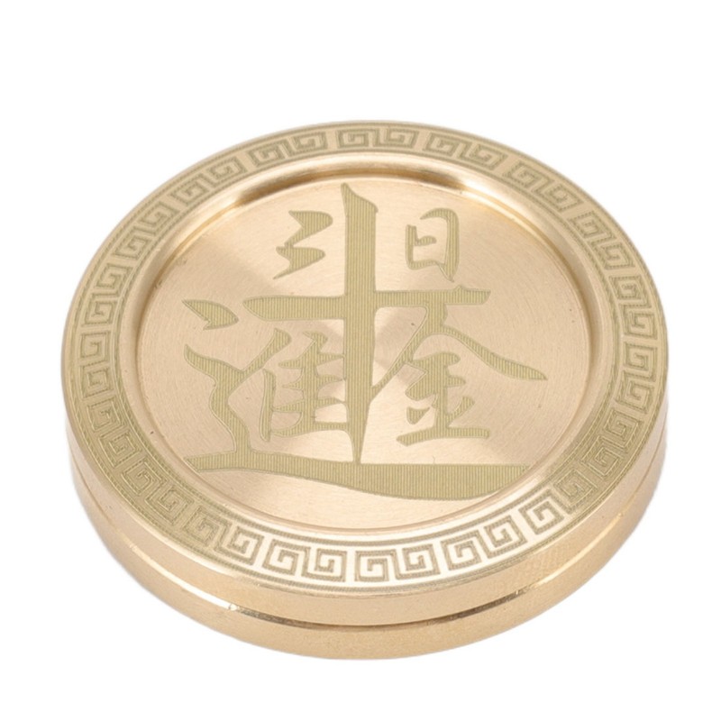 Magnetic Push Slider Stress Relief Round Portable EDC Push Slider