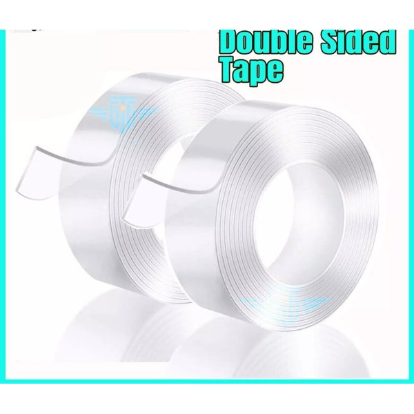 Unbranded 2pk Double-sided Grip Tape Traceless Washable Adhesive Tape Nano